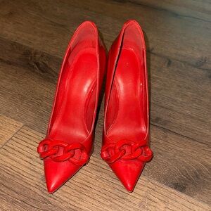 Michael Kors Red Patent Leather Heels
